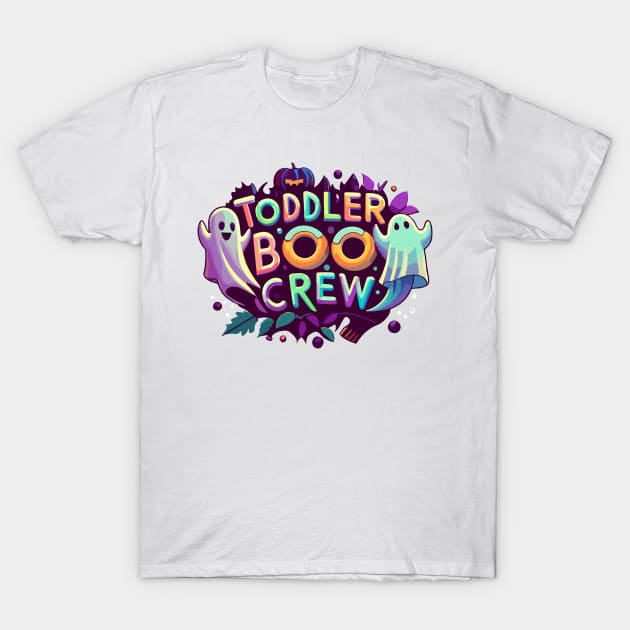 Halloween Daycare Teacher Cute Toddler Boo Crew Pre-K Kids T-Shirt by AimArtStudio